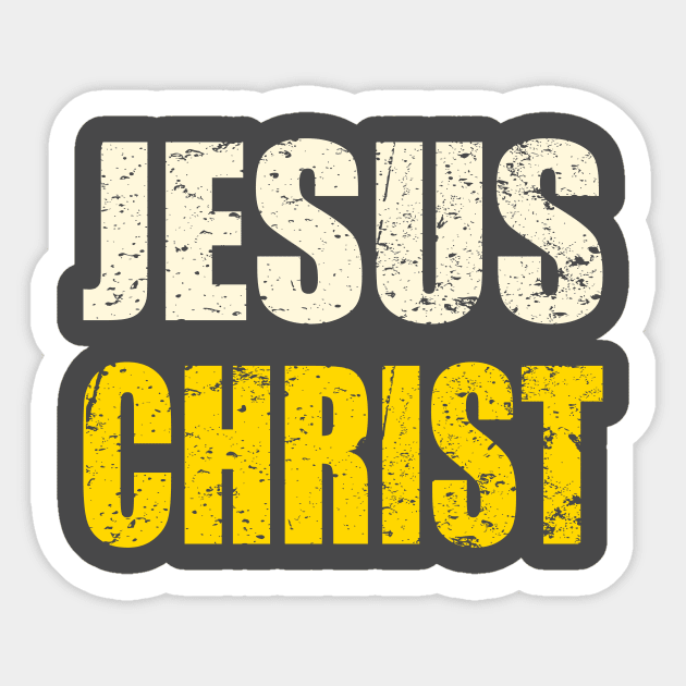 Jesus Christ Sticker by AlternativeEye